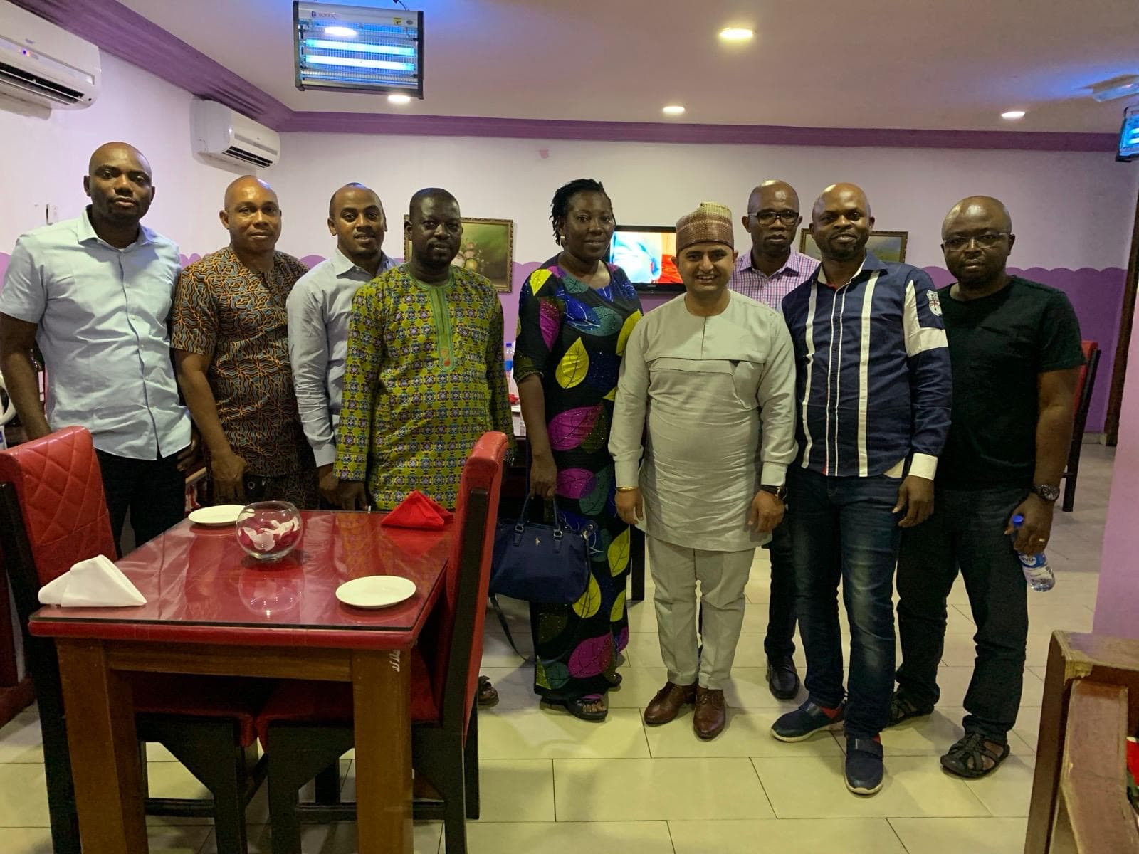 A speaker presenting at a conference